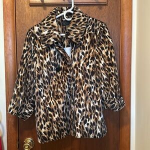Kardashian Kollection Leopard Jacket